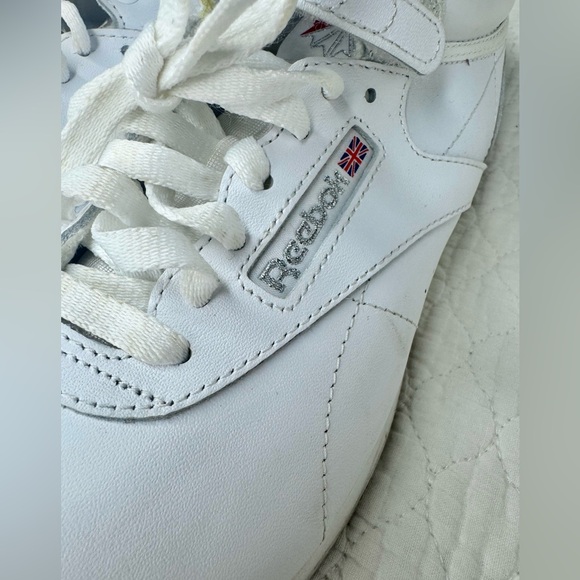 Reebok Freestyle Hi Top Sneaker Shoes Throwback 80s Retro - Picture 17 of 17